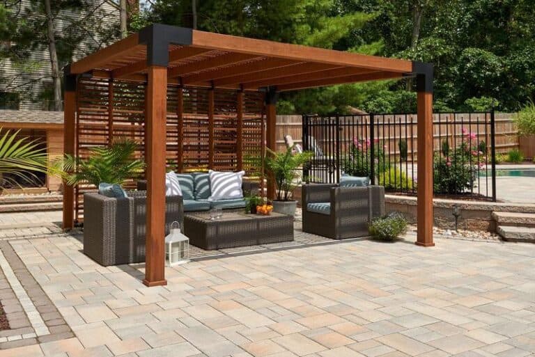 We can recommend you the perfect pergola patio slabs