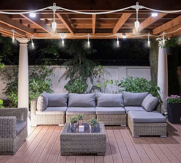 Outdoor lighting will brighten your backyard