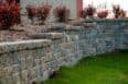 Garden bed walls create dynamism in the back or front yards